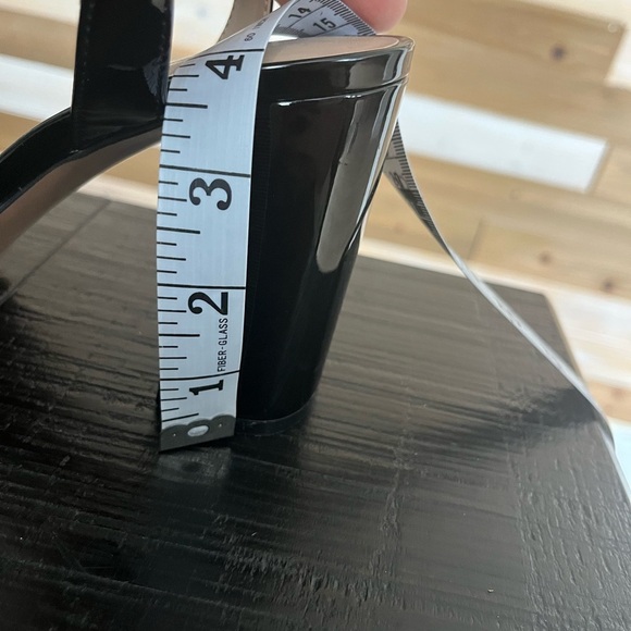 MIX NO. 6 SUNDRA PLATFORM SANDAL BLACK PATENT SIZE 6 - Picture 4 of 7